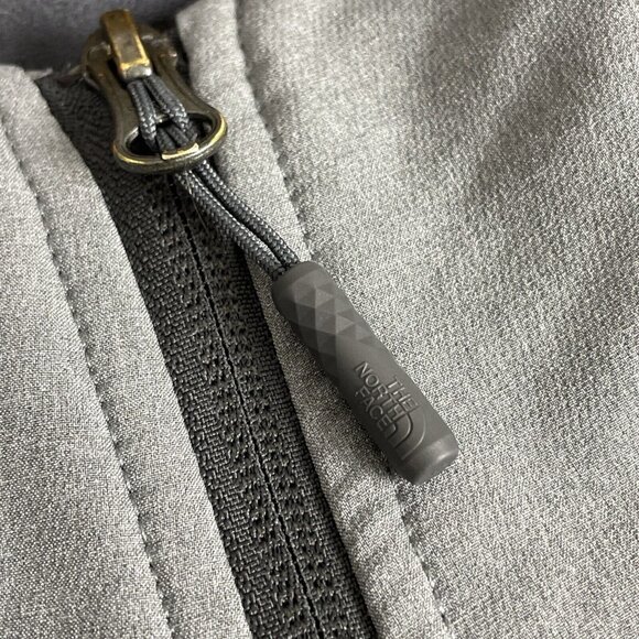 North Face Tech Stretch Jacket Womens Size Medium Gray‎ Windwall Outdoors Hiking - Picture 11 of 13